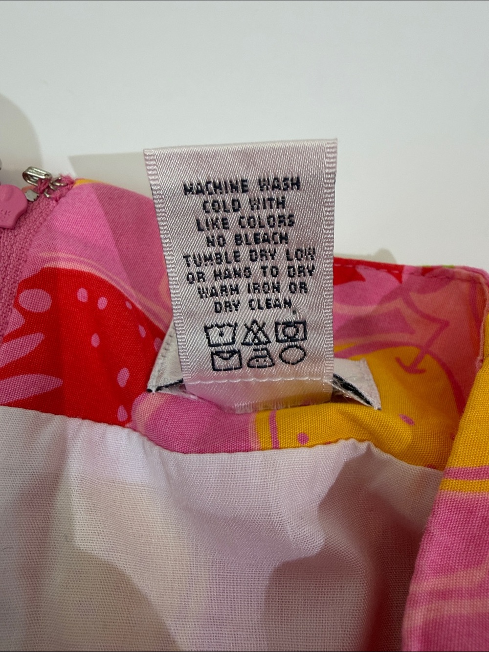 Vintage Lilly Pulitzer Skirt Size 6 Pink Colorful Fruit Print - Picture 8 of 8
